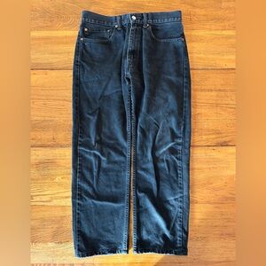 Y2K Levi’s 505 Black Denim Jeans 34x28